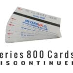 S800 CARDS DISCONTINUED w