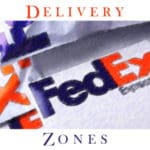 DELIVERY ZONES w